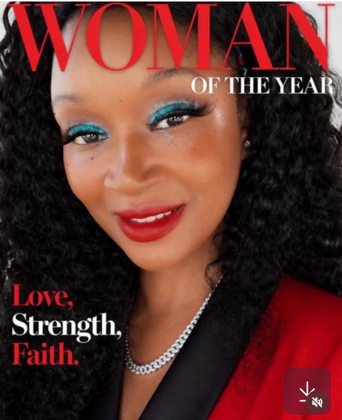Vol. II — White on Red — Love, Strength, Faith
